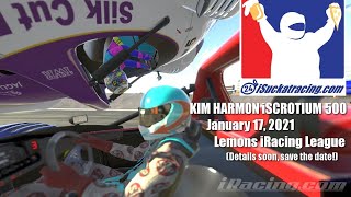 2021 Kim Harmon iScrotium 500  - Lemons iRacing League