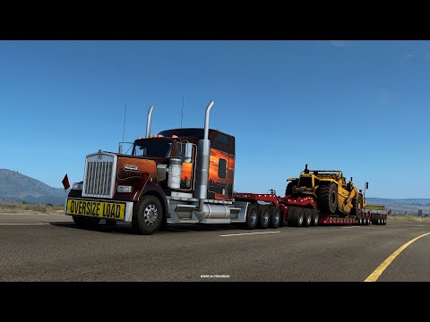 Mining Truck 75 Tons Special Transport - American Truck Simulator  Day2