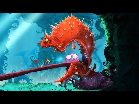 Rayman Origins - 100% Walkthrough Part 6 - Ticklish Temples