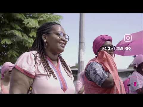 Marche de clôture Octobre Rose avec l'ACCF ( Association Comorienne contre le Cancer chez la Femme)