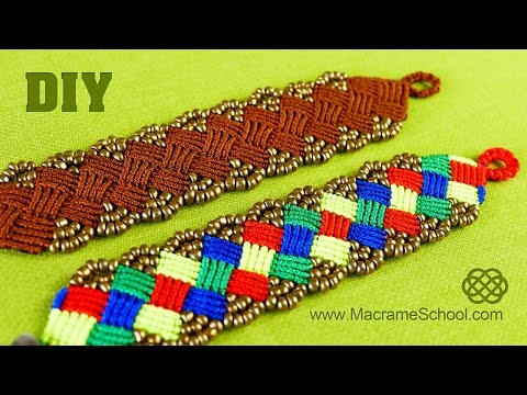 Spiral Macrame Patterns DIY Macrame Spiral Bracelets