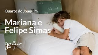 FELIPE SIMAS E MARIANA UHLMANN MOSTRAM QUARTO INFANTIL SAFÁRI DO JOAQUIM | GRÃO DE GENTE