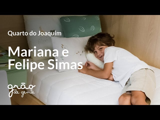 FELIPE SIMAS E MARIANA UHLMANN MOSTRAM QUARTO INFANTIL SAFÁRI DO JOAQUIM | GRÃO DE GENTE