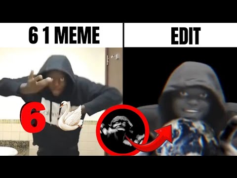 6 1 New meme Original video vs Edit 😯