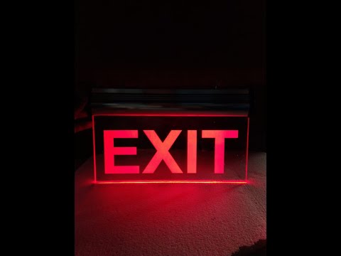 Industrial Exit Signs (LED Model_1_S)