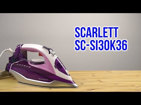 Утюг Scarlett SC-SI30K36 фиолетовый - Видео