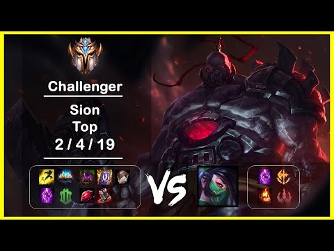 KR Challenger Replays Top Sion vs Akali Ep.2564