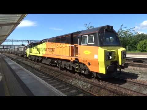 Cheshire Day Ranger 19/07/23  with 70817,66413/532/590/572. 47828+D1935 69008+56081 Crewe Chester +