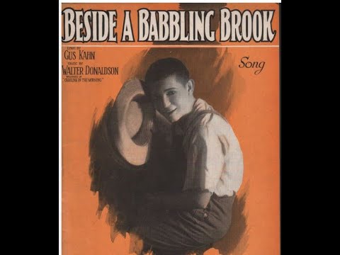 "Beside A Babbling Brook" The Great White Way Orchestra (1923) 1920s dance music, Hugo Frey piano