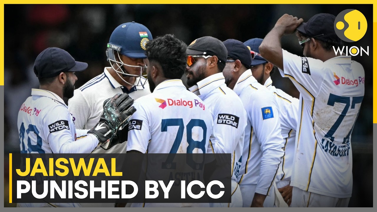 Jaiswal Slapped With Fine For On-Field Altercation | WION