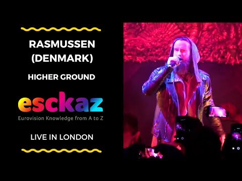 ESCKAZ in London: Rasmussen (Denmark) - Higher Ground (at London Eurovision)