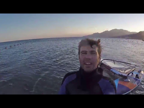 Windsurfing in Dahab "kamikadze" - Behind the Reef @ ~30 knots | 2016
