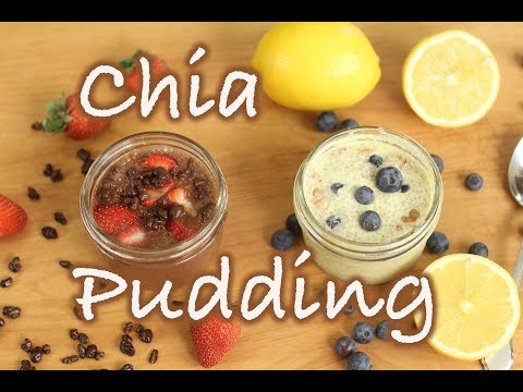 Chia Seed Pudding | Chocolate/Strawberry & Lemon/Blueberry | Rockin Robin Cooks