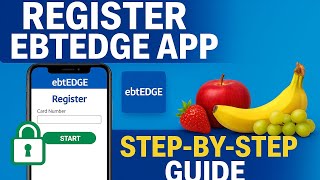 How to Download / Register in EBT Edge App for your Food Stamps Benefits Card! Step by Step!🍇#ebt