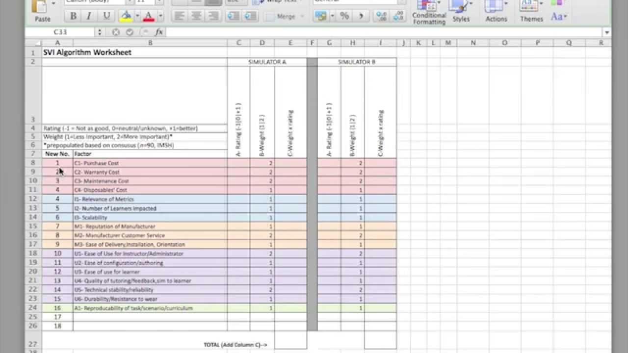 ACS AEI Best Practice: Simulator Selection Process