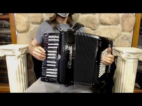 OTTACUBIIM72BKINVSB - Black Inverted Ottavianelli Cub II Piano Accordion LMM 30 72 $3299
