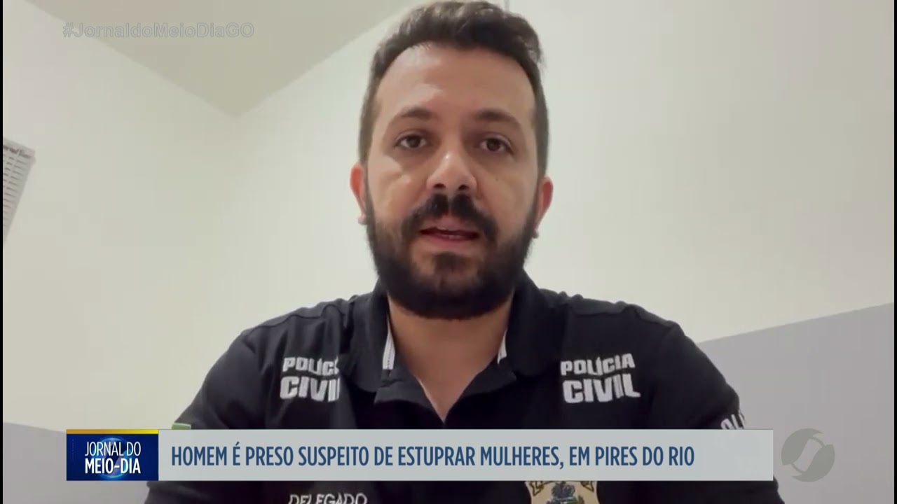 JMD - Homem preso por estupro de mulheres em Pires do Rio