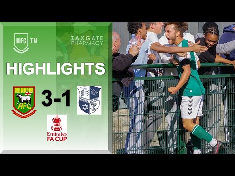 HENDON 3-1 WINGATE FINCHLEY 1 - FA CUP 2nd Qualifying Round - Highlights 17 September 2022