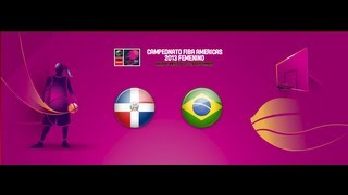 preview picture of video 'FIBA America Championship for Women - Brasil x Rep  Dominicana'