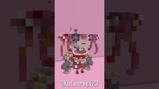 【マイクラ】宝鐘マリンさんを作ってみた！ホロライブメンバー全員作る！ #shorts  #minecraft #hololive