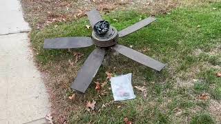 SIDE OF ROAD FIND: Hunter Crown Canyon Ceiling Fan