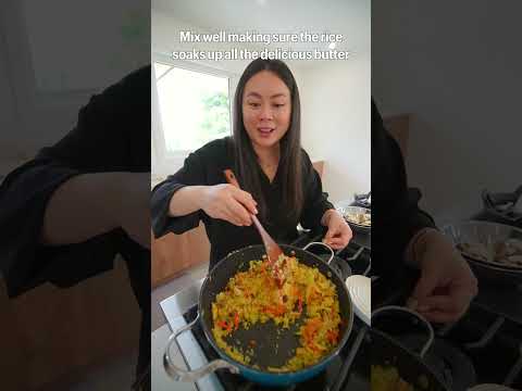 ONE POT salmon and rice (healthy and delicious!!)