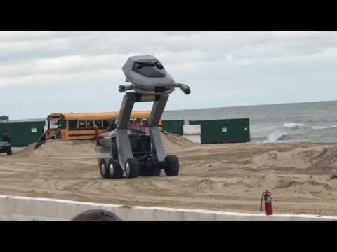 Galactron vs Reptar battle Monsters on the beach Virginia Beach Saturday May 13 2017