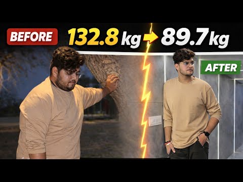 How I Lost 43 KG in 6 months | Real Weight Loss Transformation | fattofit journey 