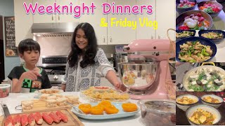 Weeknight Family Dinners Vlog 1