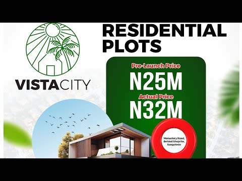 Residential Land For Sale Vista City Estate Off Monastery Road Close To Shoprite Sangotedo Ajah Lagos