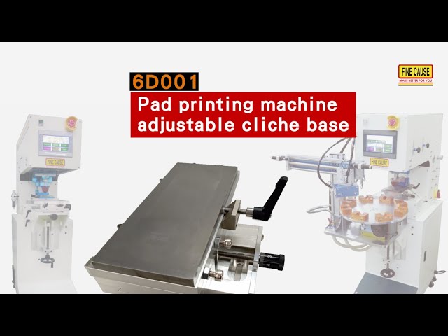 Pad printing machine adjustable cliche base-6D001