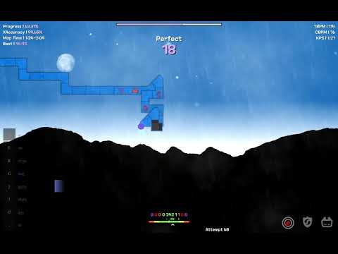 (Adofai custom) Skymuted - Rain catcher (1.2x) | 99.37% [P5]