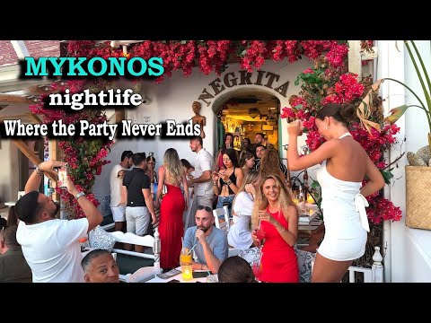 INSANE PARTY SCENES 🇬🇷 What Happens in Mykonos at Night? | Nightlife 2025 4K