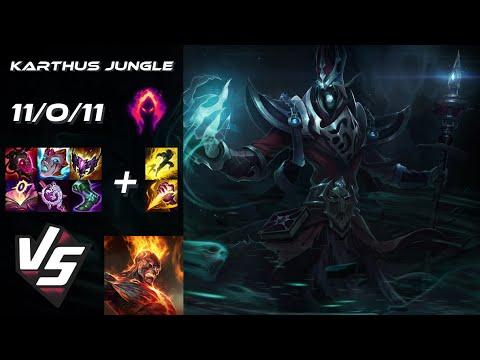 JUNGLE Karthus vs Brand - NA Challenger Patch 14.12