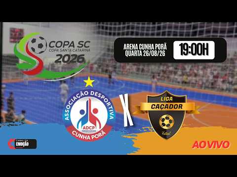 AO VIVO - ADCP x Caçador / Copa Santa Catarina de Futsal 2026