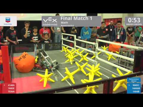 2017 VRC Math Finals 1 - 4148A 7682E 7536A vs 9065C 16666B 1404B - 6 to 37