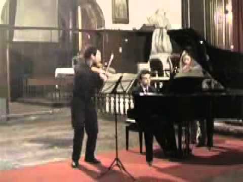 Debussy : Sonata for violin & piano (Gaétan Biron, violin - Damien Luce, piano) - live
