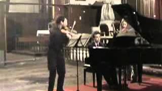 Debussy : Sonata for violin & piano (Gaétan Biron, violin - Damien Luce, piano) - live