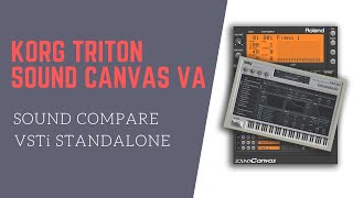 Video thumbnail for KORG TRITON  | ROLAND SOUND CANVAS VA  | COMPARISON by Echay Official
