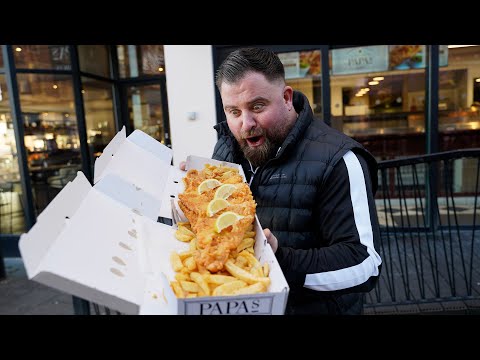 EXPERIMENTAMOS O MAIOR FISH & CHIPS DE SEMPRE! 😱 | FOOD REVIEW CLUB