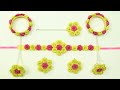 DIY Radha Krishna Jewellery Collection / Finger Rose Ring Bracelet, Earrings, Choker & Headpiece Set