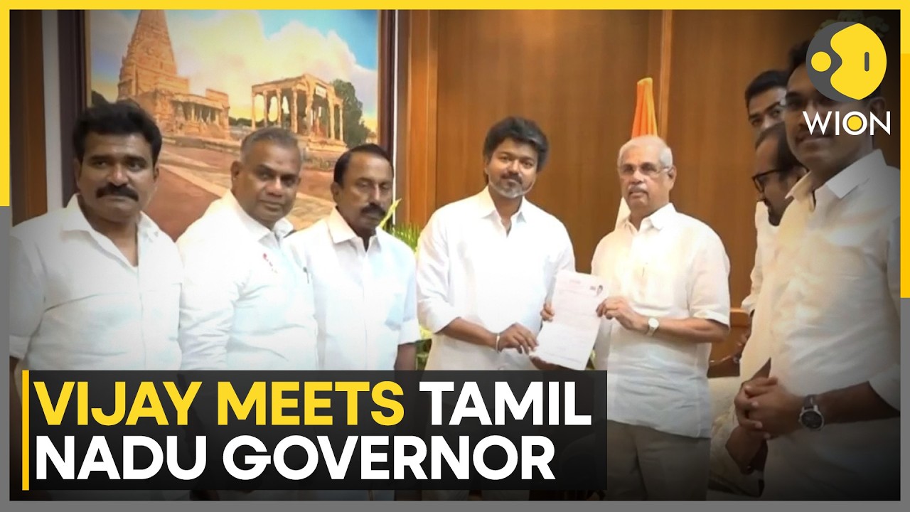 Tamil Nadu Elections: Vijay Meets Governor Rajendra Vishwanath Arlekar in Chennai | WION News