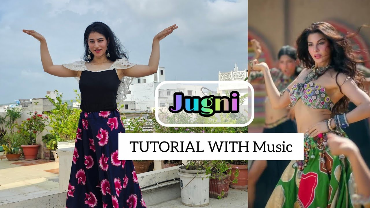 JUGNI | Easy Step by step dance with Music | Jacueline | Hookstep TuTOriAl for Jugni by Vartika