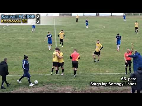 Szarvasi FC 1905-Kondorosi TE:3-2 (2026.02.14)