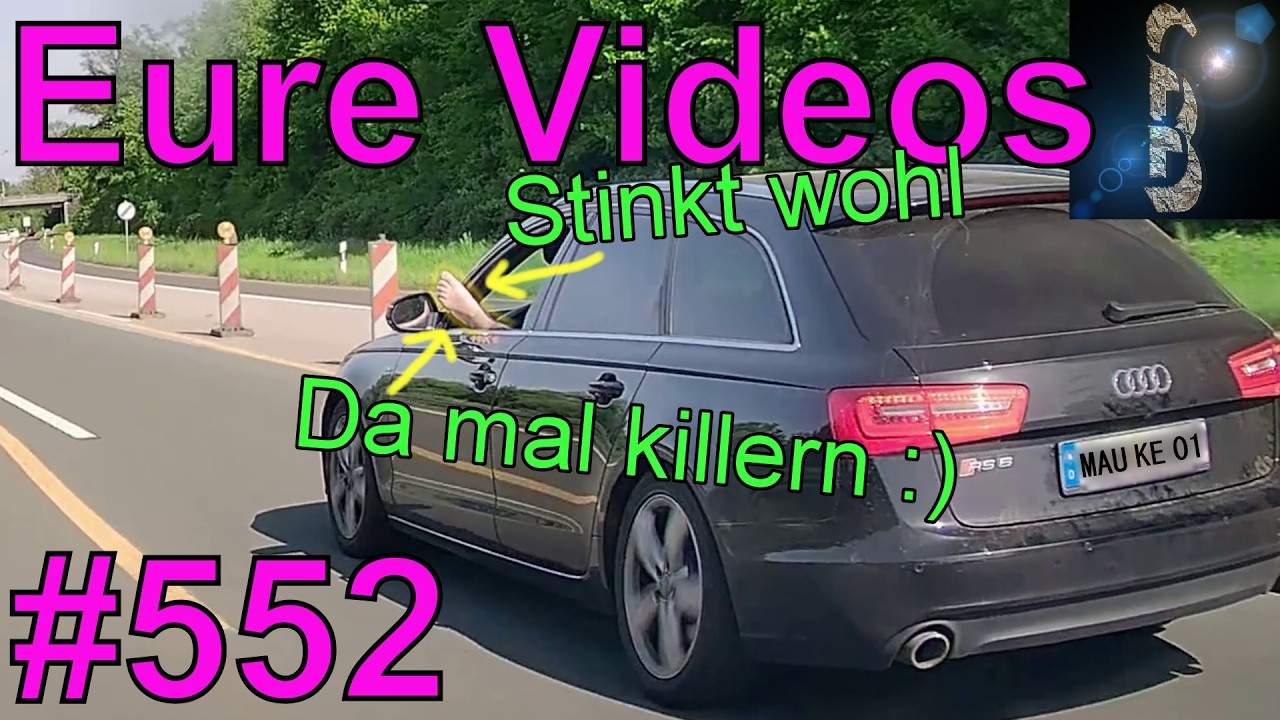 Eure Videos #552 - Dashcam - Kühe über Bord - BMW Fahrer "weint" - Auffahrunfall - Stinkefuß lüften