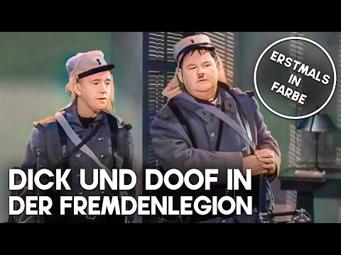 Dick und Doof in der Fremdenlegion | KOLORIERT | Komödie | Spielfilm auf Deutsch