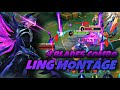LING MONTAGE #1 | 4 BLADES COMBO FAST HAND HIGHLIGHTS | MLBB