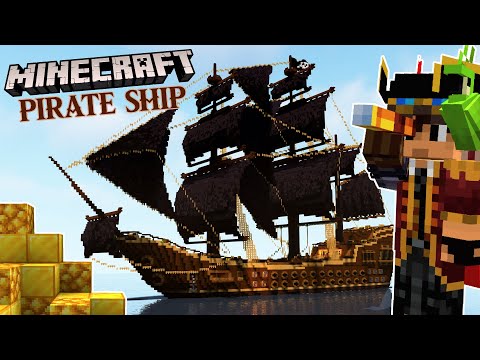 Let's Build a Minecraft Pirate Ship!