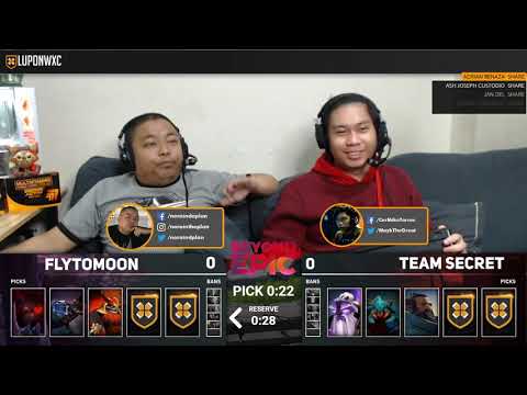 FlyToMoon vs Team Secret Game 1 (BO3) | Beyond Epic EU/CIS Playoffs