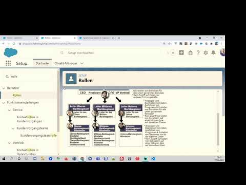 Salesforce Kurs(deutsch,de) -Einführung- Rollen einrichten